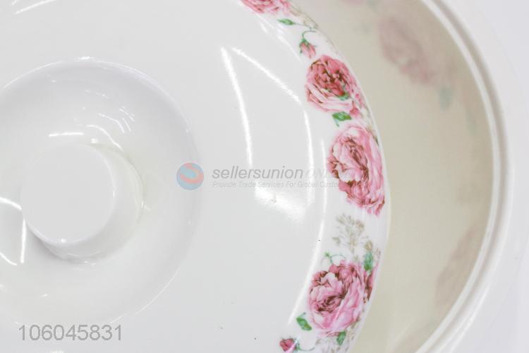 Wholesale beautiful printed household melamine soup bowl