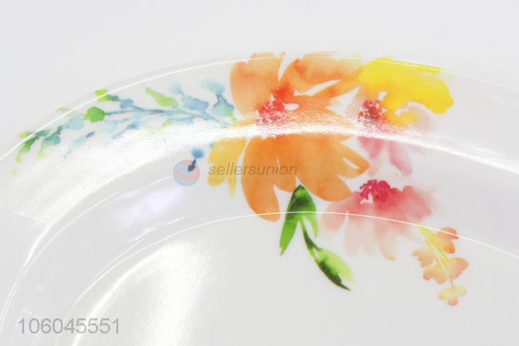 Superior quality oval melamine plate