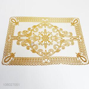 Popular Rectangle Gold Stamping Table Mat