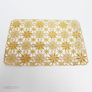 Delicate Design Rectangle Gold Stamping Table Mat