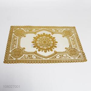 Good quality gold hot stamping foil placemat table mat