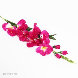 Wholesale cheap plastic artificial fake flowers gladiolus