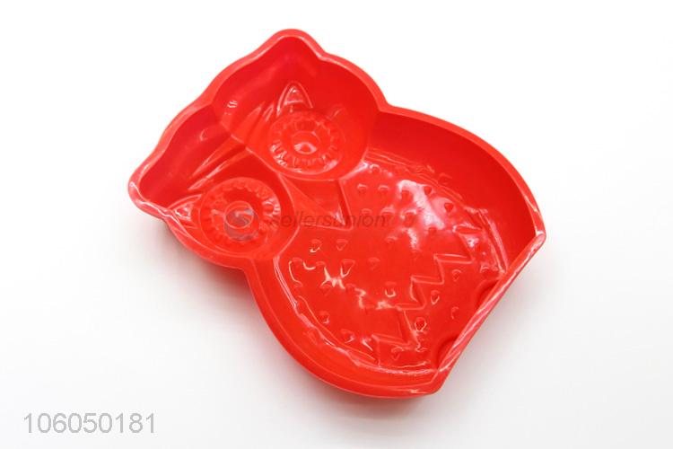 Factory price owl shape silicone cake molds for making cake