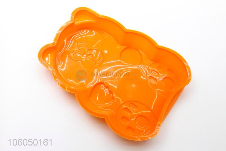 Unique design silicone cute bear shape cake mould