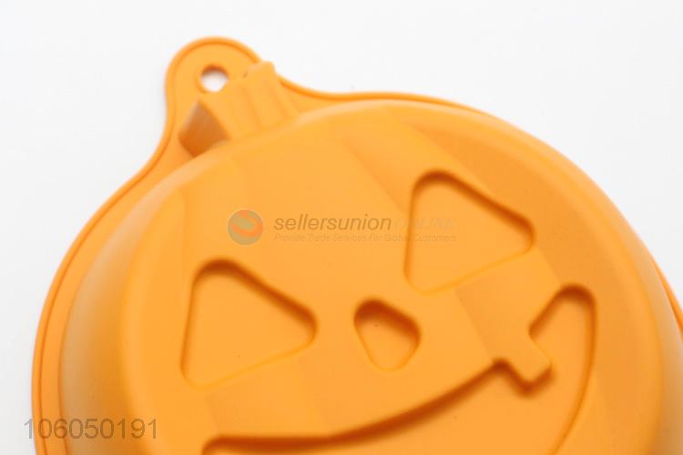 Good quality halloween pumpkin shape silicone cake mold