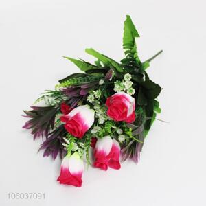 Cheap and High Quality Plastic Rose Flower