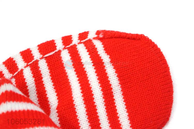 Fashion red winter warm knitted children gloves