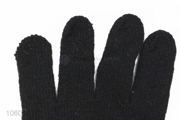 Good quality men's knitted  dispensing non-slip touch screen gloves