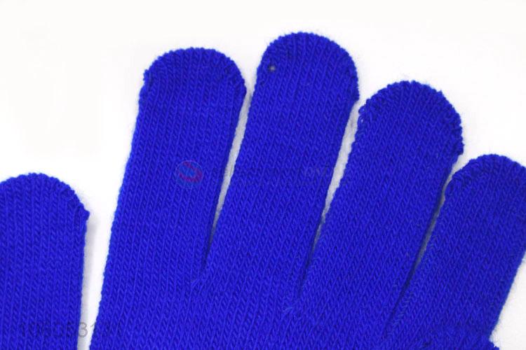 Best price men's knitted gloves dispensing non-slip wear gloves