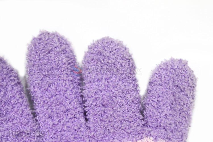 Wholesale cheap soft cozy kids microfiber magic gloves