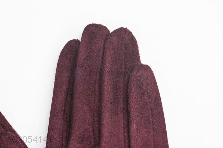 Modern Ladies Touch Screen Gloves Warm Wool Gloves