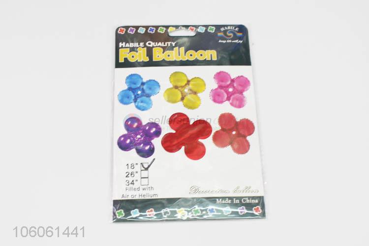 Very Popular Party Supplies Four-leaf Clover Foil Balloon