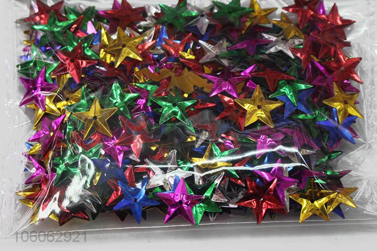 Best Quality Christmas Star Shapes Colorful Decoration Sequins