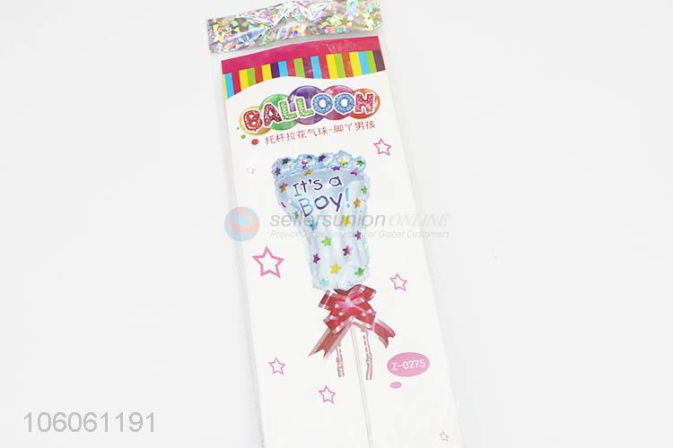 Good Quanlity Baby Foot Shape Foil Balloons For Children's Birthday Party Decorative