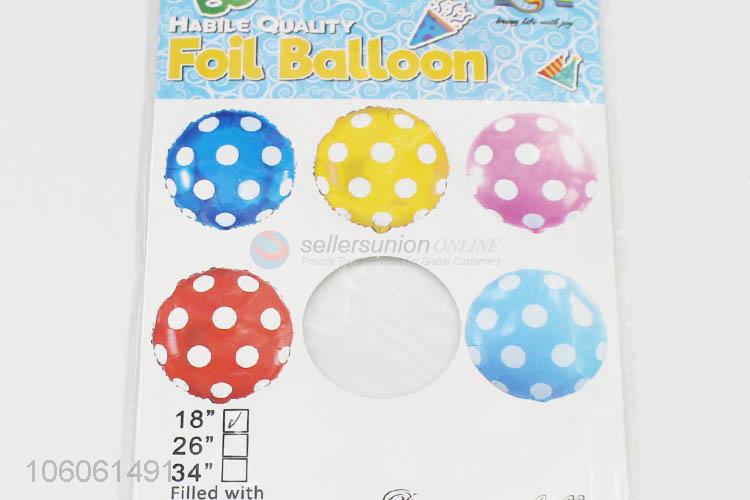 Newest Party Decoration Dot Foil Balloon