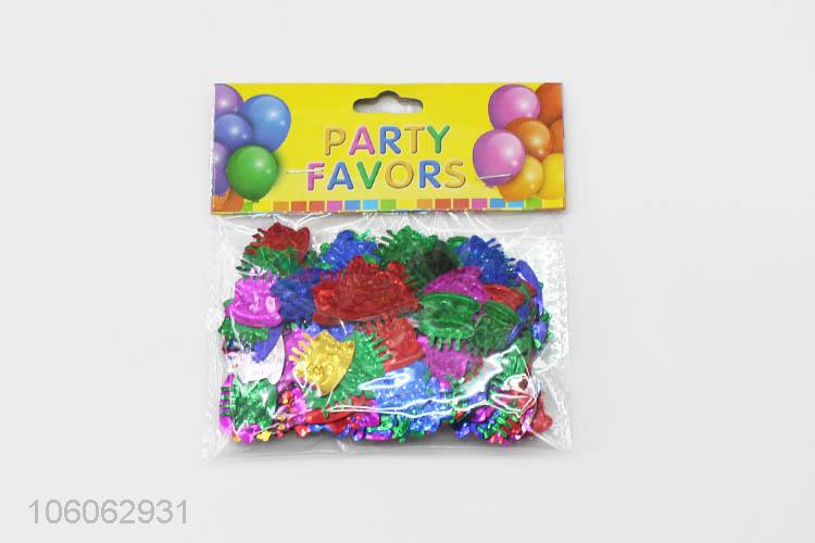 Good Sale Birthday Party Decorations Cake Shape Sequins