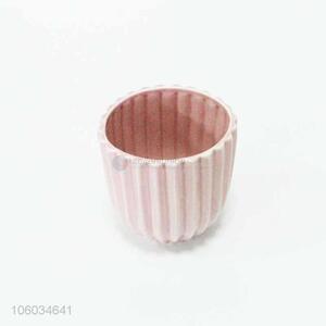 Light pink home decoration ceramic pot