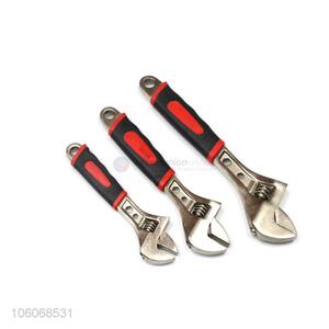 Wholesale custom adjustable wrench spanner with soft grip