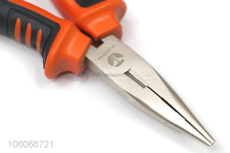 Wholesale price steel long nose pliers hand tools