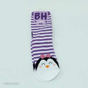 Great sales women cute penguin pattern winter socks