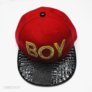 Factory sales embroidered sports baseball cap with clear stones