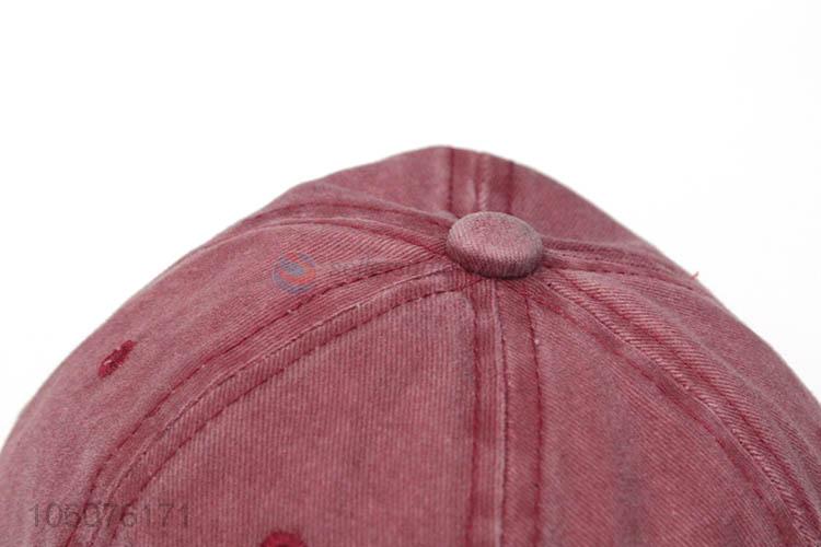 Fashion custom 100% cotton promotional baseball cap