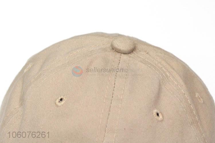 Promotional fashion men's plain baseball cap made in china