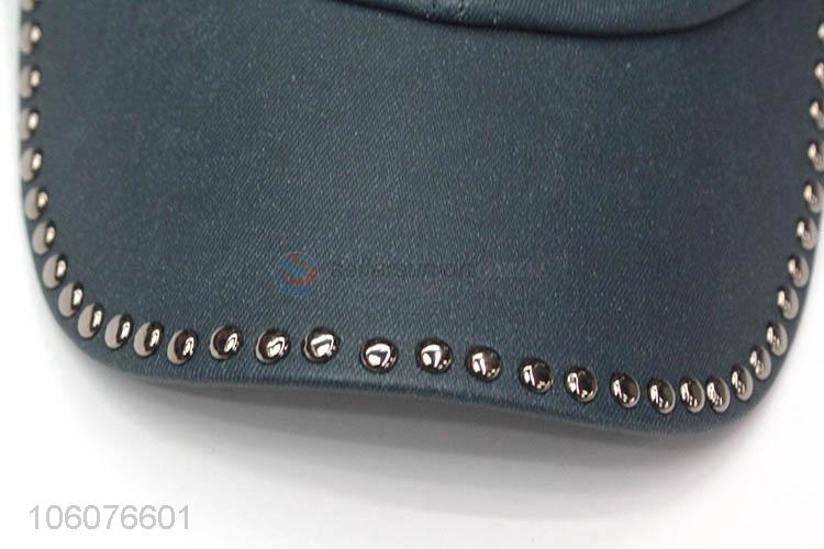 Chic fashion pu leather baseball hats from china