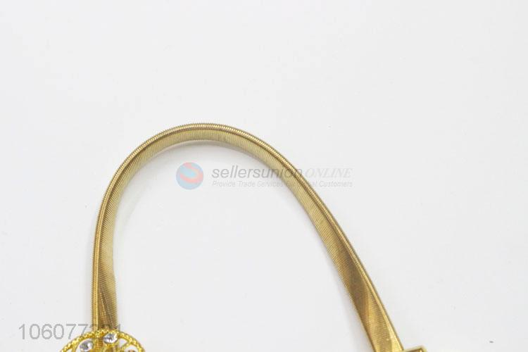 Fancy design delicate alloy megnetic curtain tiebacks buckle