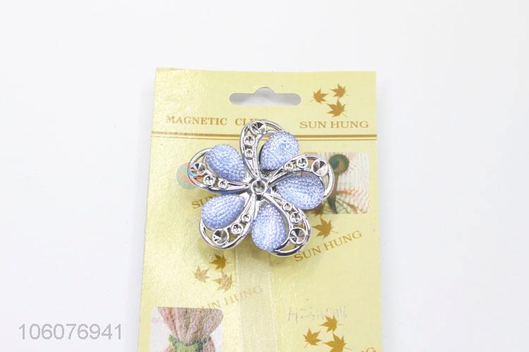 Factory price floral megnetic curtain buckle curtain holder