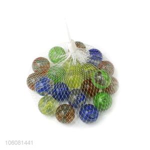 Best price 2.5cm colored balls ball solid glass marble for children toy