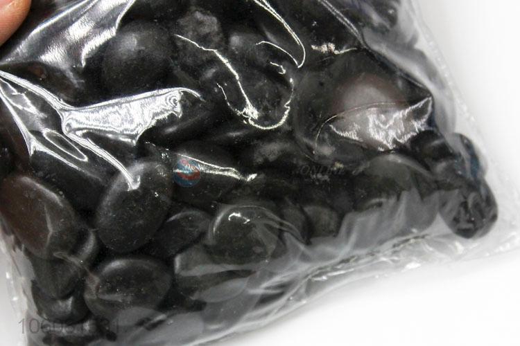 lowest price black natural pebbles stone