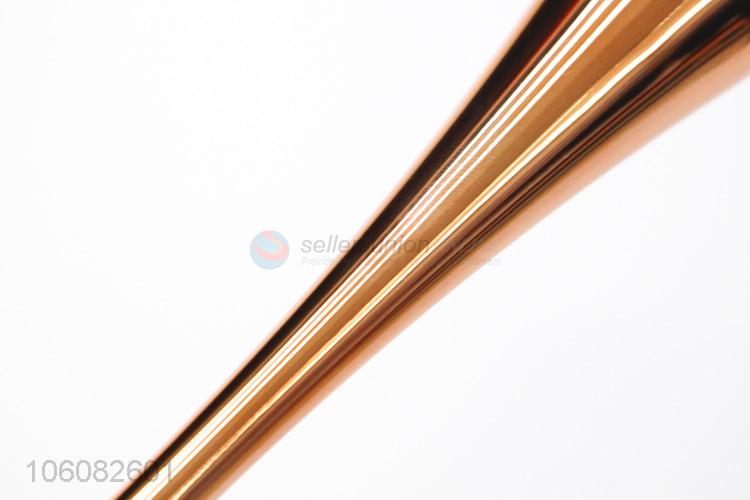 New arrival nylon hair golden plastic handle makeup brush