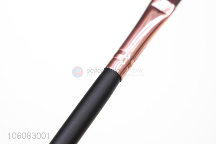 High quality mini makeup brush black wooden handle makeup brush