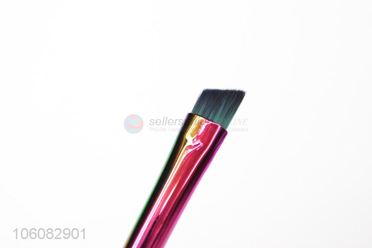 New colorful ferrule black handle makeup brush