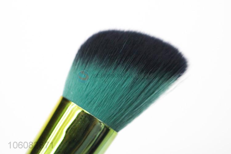 High end colorful brass ferrule black handle makeup brush