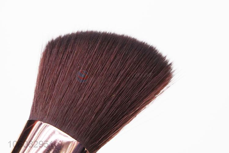 Good quality black wood handle girls beauty care face foundation cosmetics  brush