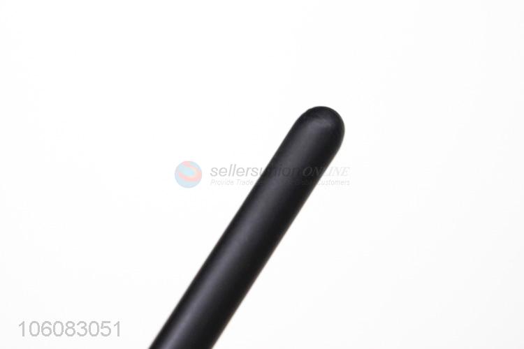 New product single makeup brush soft nylon hair black wood handle