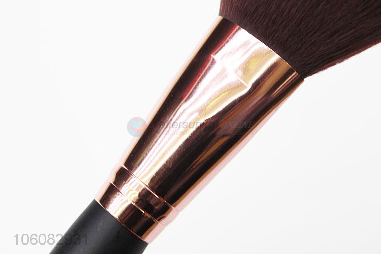 Best selling wood black handle makeup brushes