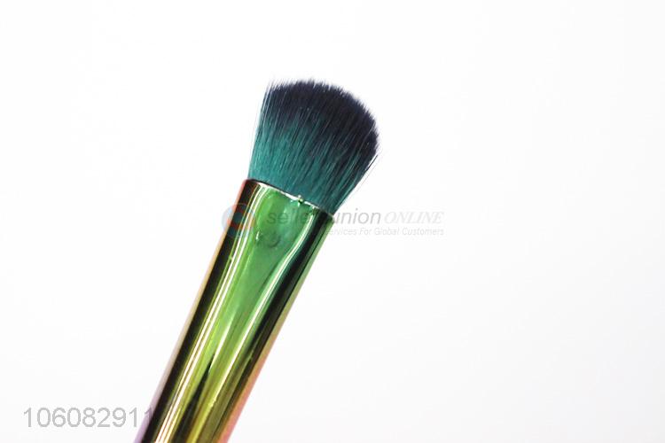 Hot selling rainbow makeup brush nylon hair eyeshadow makeup brush