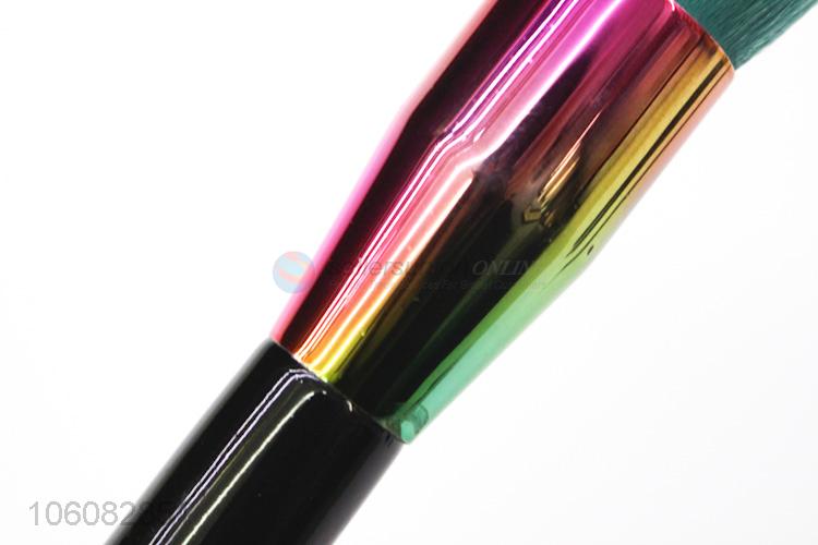 Most popular makeup brush cosmetics rainbow color makeup brush