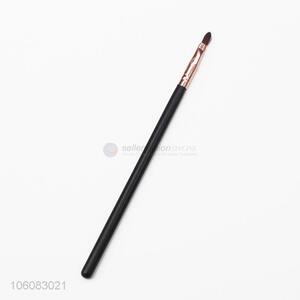 New black wood handle makeup brushes nylon fiber make up brush