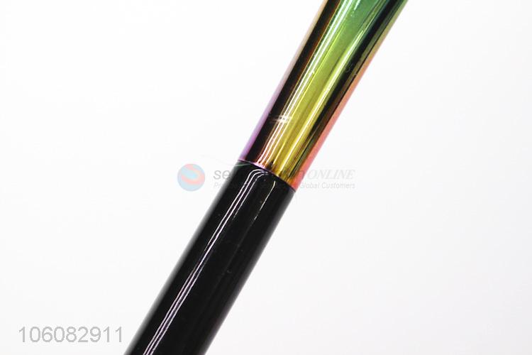 Hot selling rainbow makeup brush nylon hair eyeshadow makeup brush