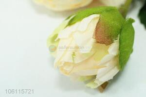 High quality 2 heads peony flower plastic artificial flower