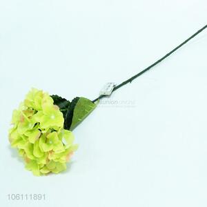 Factory wholesale single hydrangea artificial flower for decoration