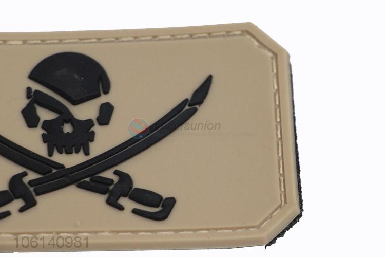 Skull Pattern 3D Pvc Patch For Clothing