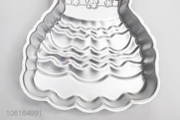 Unique Design Aluminium Alloy Molds Diy Dress Shape Baking Cake Molds