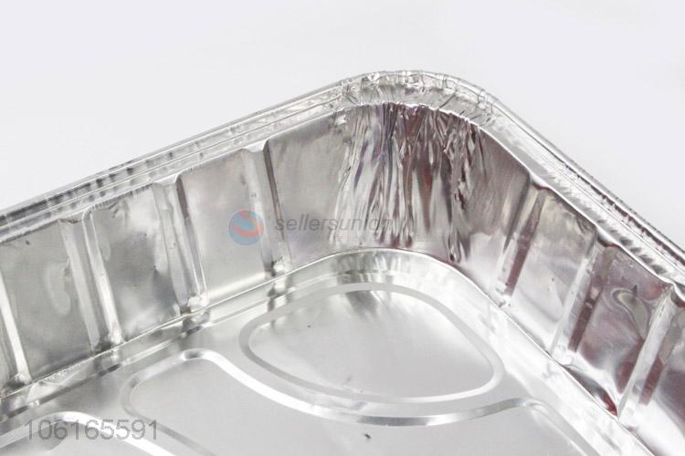 Top Selling Household Sliver Food Packaging Aluminum Foil Tray/Pan