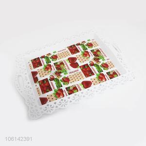 Fashion Printing Plastic Tray Serving Tray