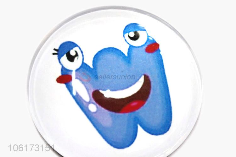 Wholesale cute alphabet design dome glass fridge magnet